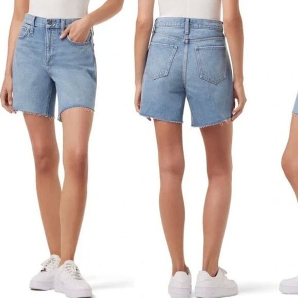 Favorite Daughter The Tommy Short Relaxed Denim Boyfriend Shorts Size 29 - Picture 1 of 6